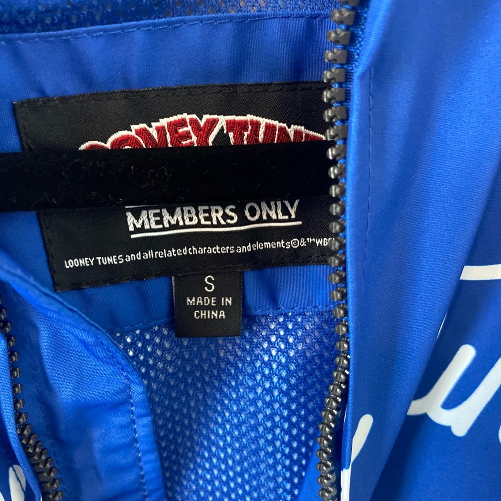Members Only Blue Graphic Jacket - Picture 4 of 5
